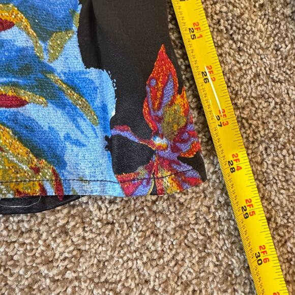 Free People Women's Size 4 Satiny Wide Leg Jumpsuit All Over Rose Print Boho - Picture 12 of 12